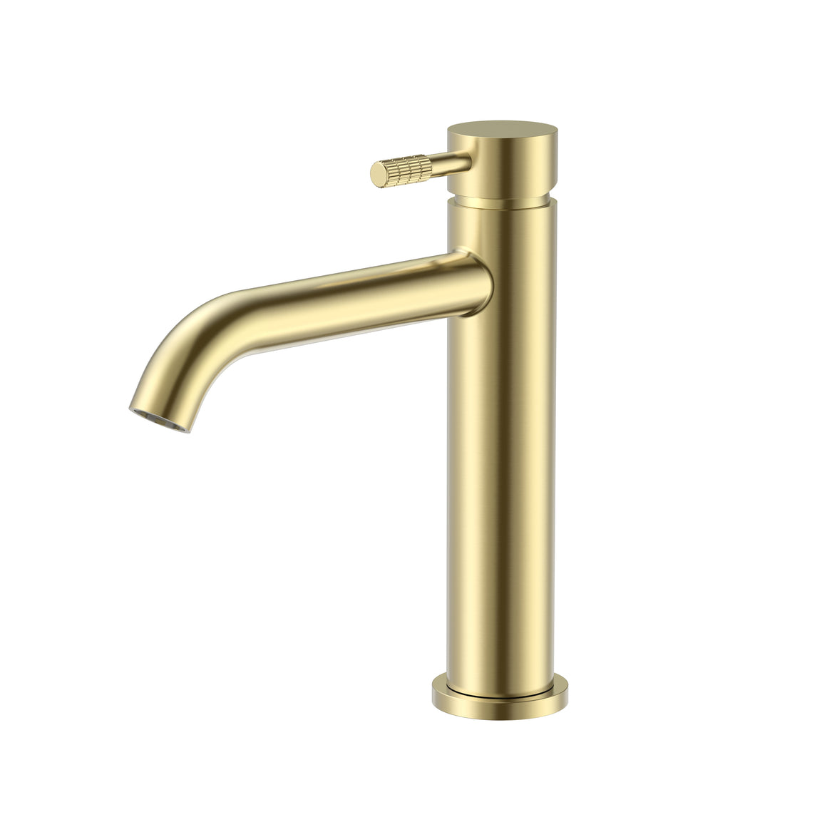 Aloni Stria wastafelmengkraan geborsteld goud productfoto
