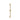 Aloni Uniforma doucheglijstang 66 cm geborsteld goud productfoto