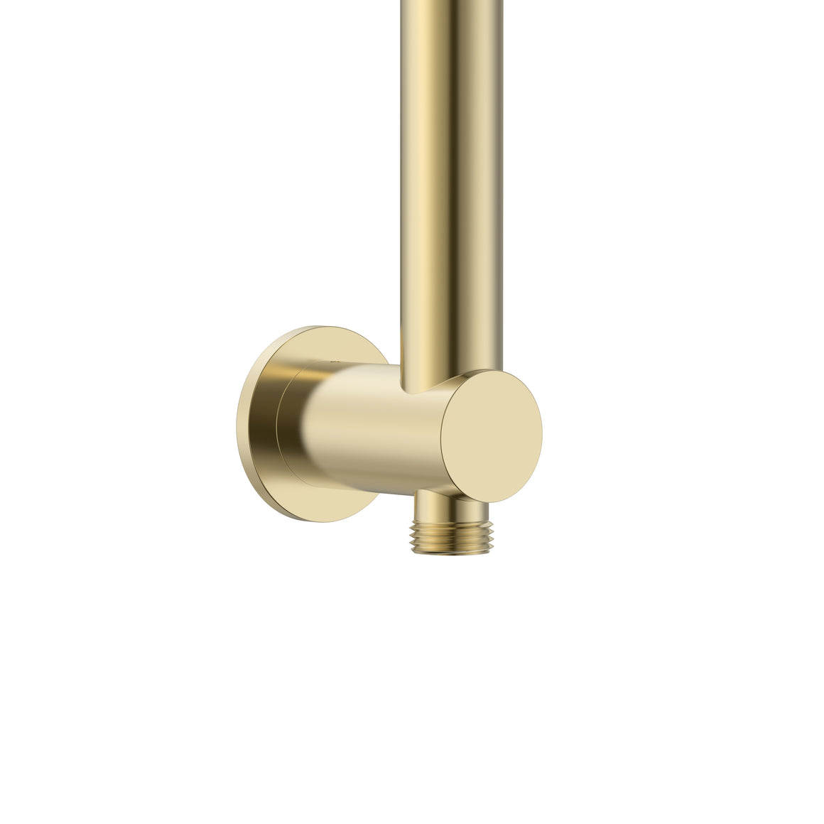 Aloni Uniforma doucheglijstang met wateraansluiting geborsteld goud detailfoto