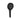 Aloni Uniforma handdouche mat zwart productfoto