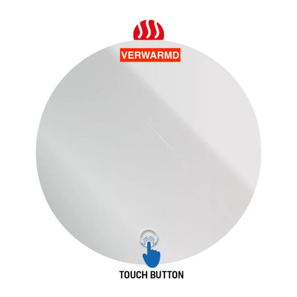 Aloni Omega Ronde LED - spiegel met Verwarming (Ø80 cm)