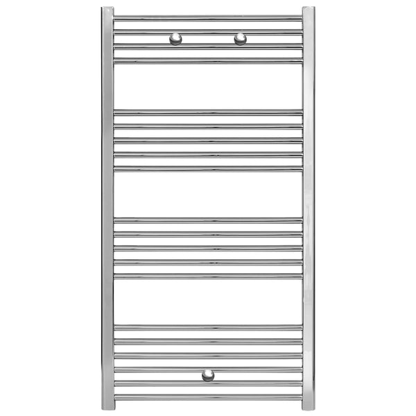 Belrad Handdoekradiator Links/Rechts Aansluiting Chroom 1200 × 600 391 Wattx