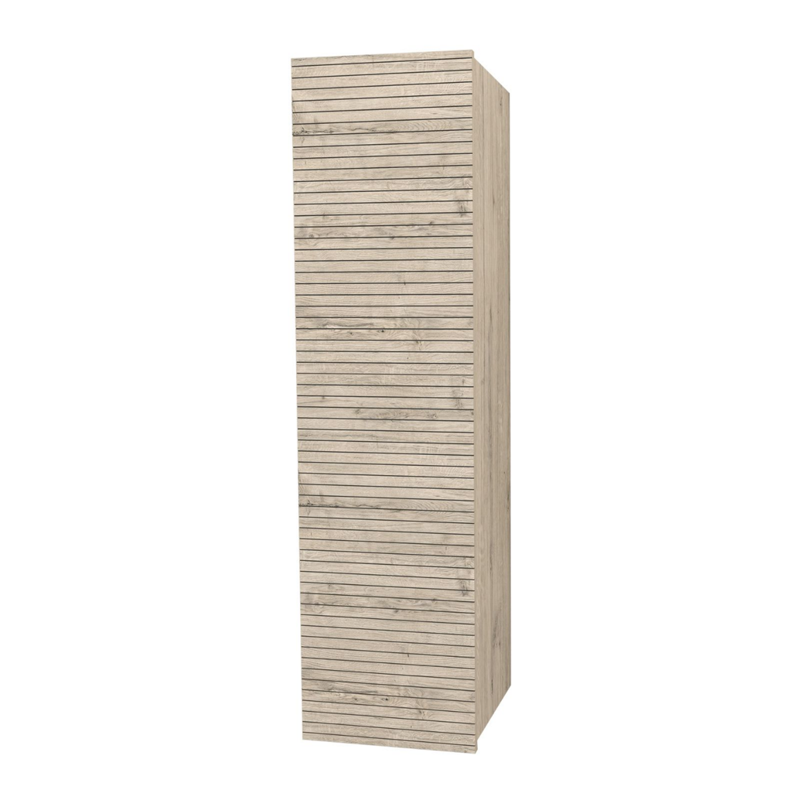 ALONI ELITE hoge badkamerkast – Horizontaal reliëf – Softclose