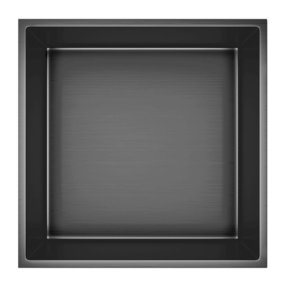 Aloni inbouwnis Gunmetal grijs 30x30 #kleur_gunmetal-grijs