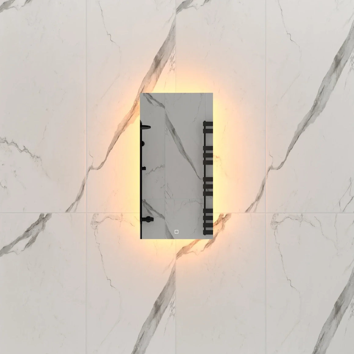 DutchLine Beck Rechthoekige Indirecte LED Spiegel - 35