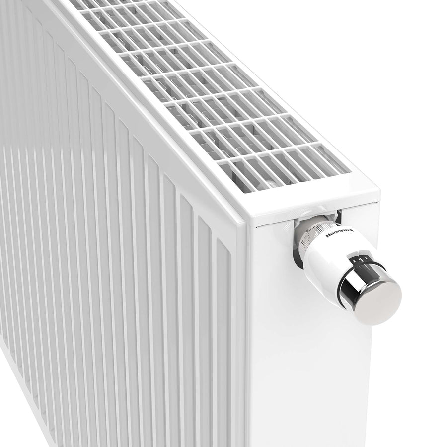 Stelrad Novello Paneelradiator - T22 - 8 Aansluitingen - 400X1800MM - 2241W - Glanzend WIT