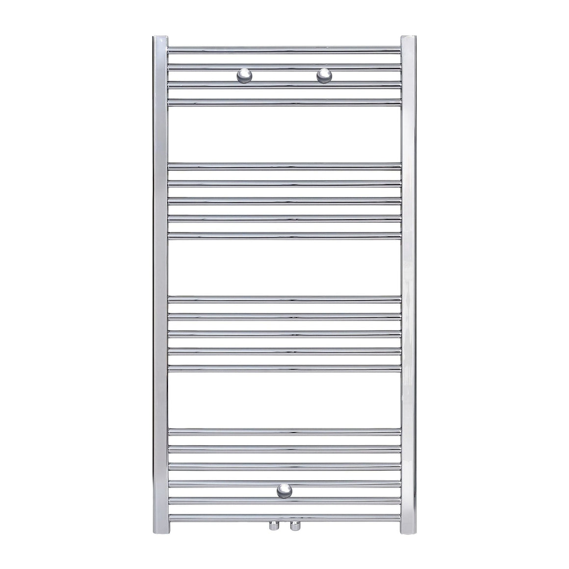 BELRAD handdoekradiator chroom met middenaansluiting