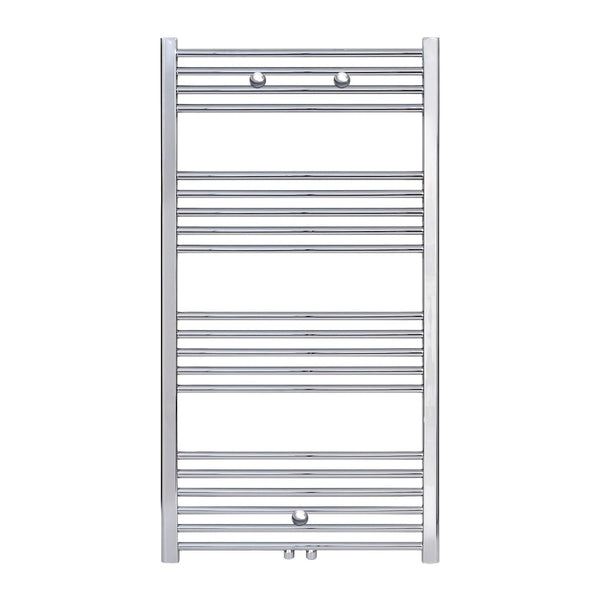 Belrad Handdoekradiator Chroom – Middenaansluiting