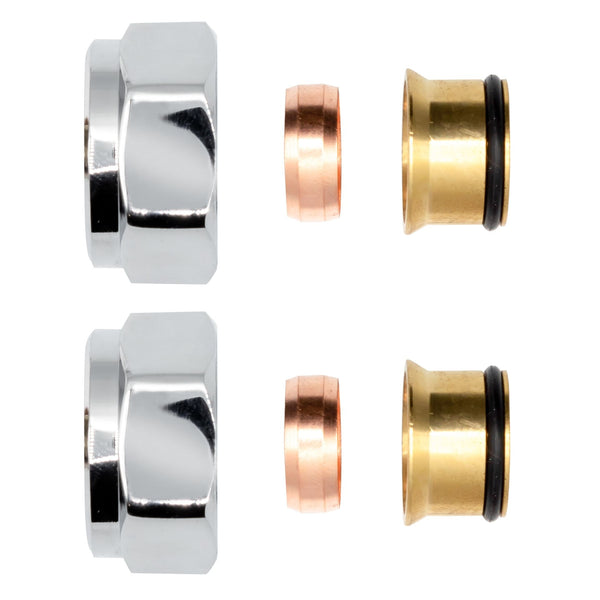 Klemkoppelingen EKX15-2ST – Nickel