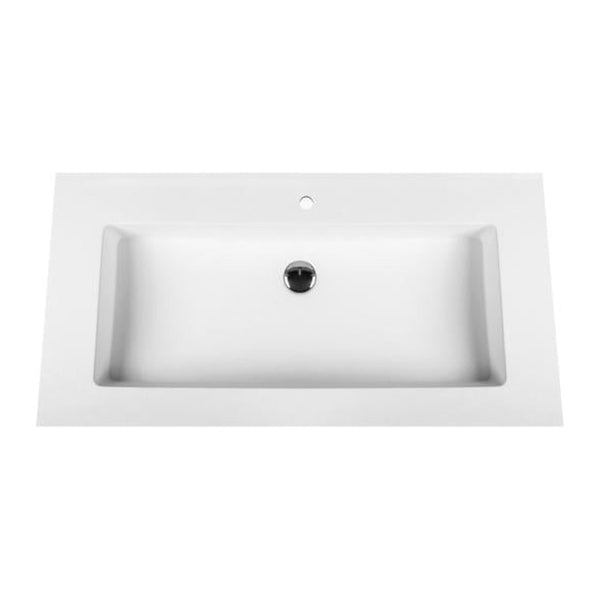 Aloni Solid Surface Wastafel (60 cm) - Wit
