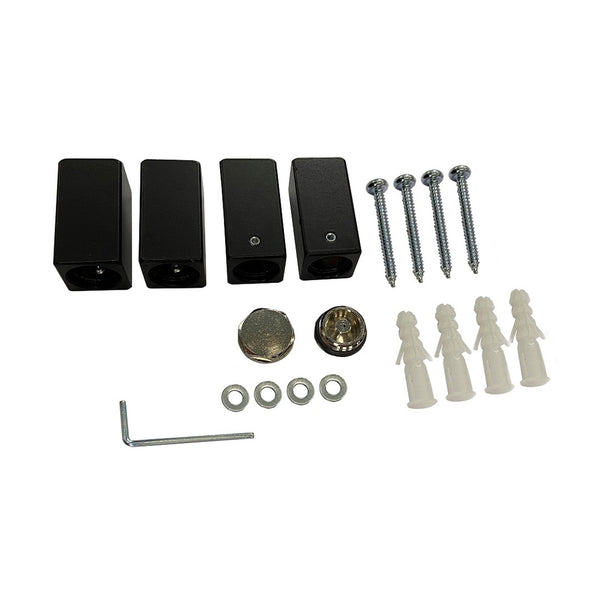 bevestigingset mat-zwart tbv sierradiator Tower