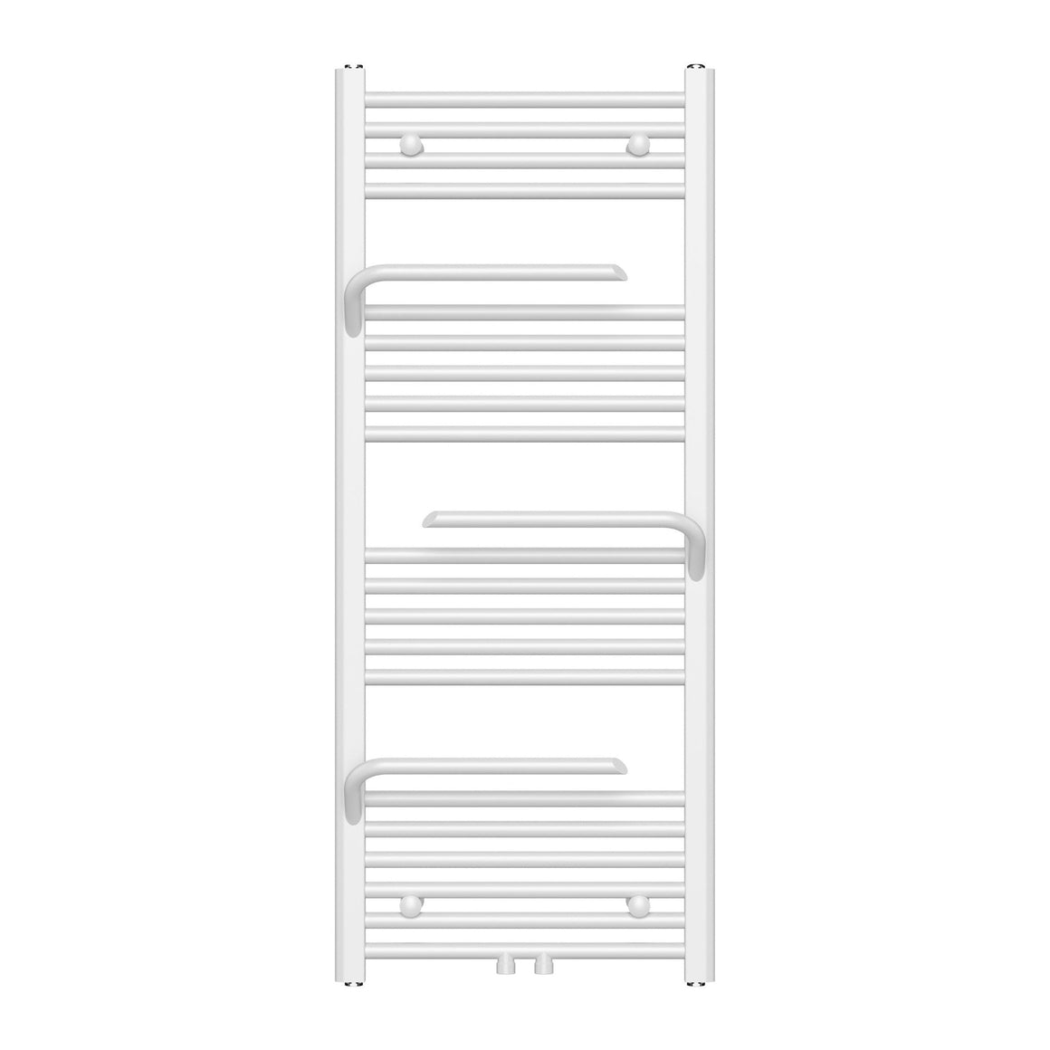 Belrad Handdoekradiator - met Handdoekhouder - Links-Rechts/Middenaansluiting - 1699 WATT - 1200X500CM