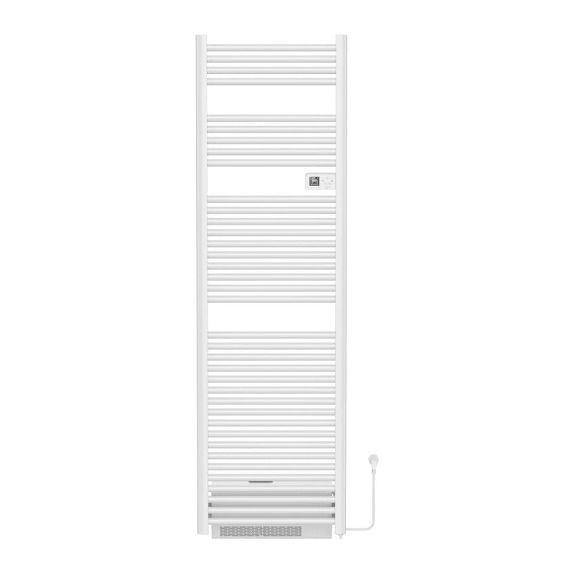 Belrad Elektrische Handdoekdroger met Blower – Smart WiFi – Glanzend Wit – product – vooraanzicht