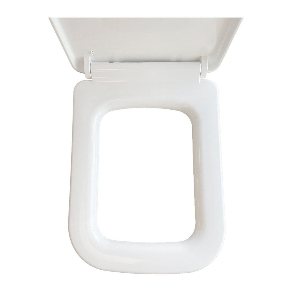 Carré toiletzitting softclose en quick release glans wit