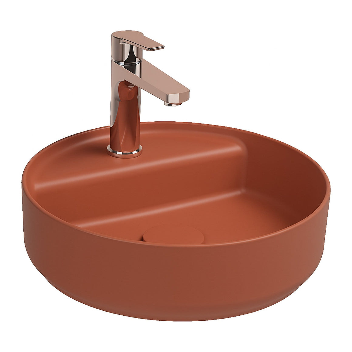 Isvea Infinity Wastafel Rond terracotta productfoto
