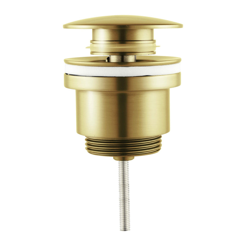 Aloni Clickwaste Push - up 5/4 overloop - geborsteld Goud