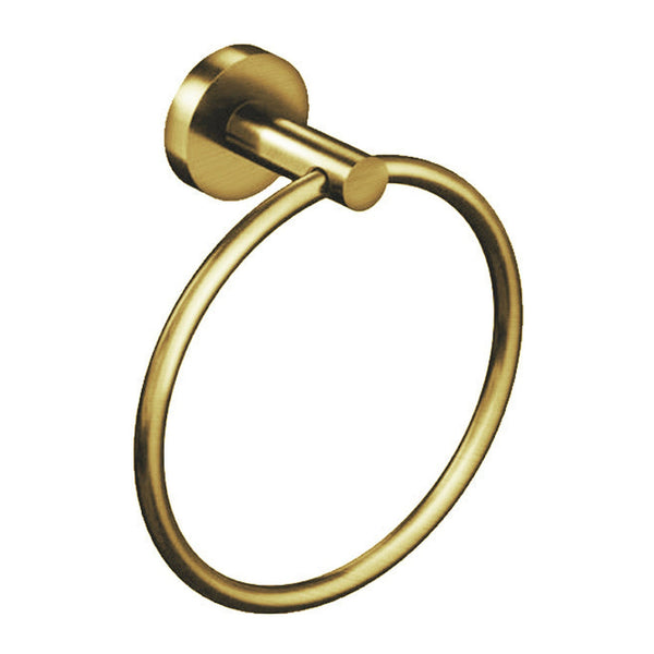 Aloni handdoekring 16 cm - geborsteld Goud