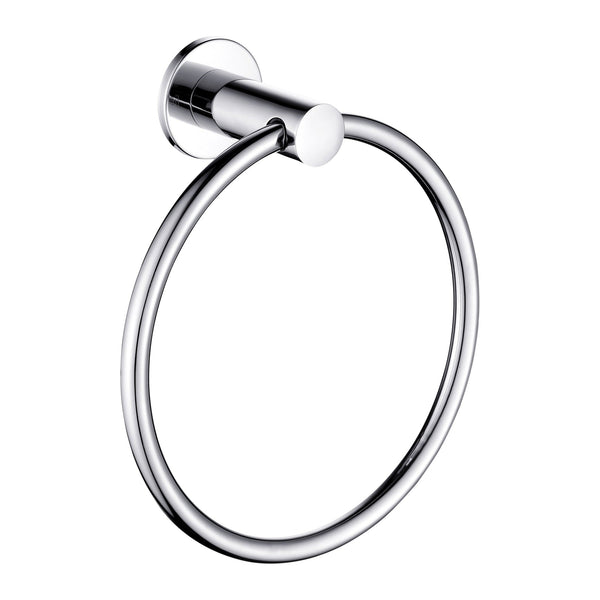 Aloni handdoekring 16 cm - Chroom