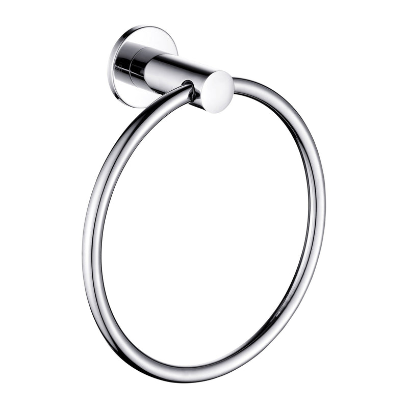 Aloni handdoekring 16 cm - Chroom
