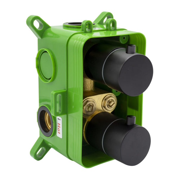 Aloni Inbouw Thermostatische doucheset met Regendouchekop (Ø25 cm) - geborsteld Goud