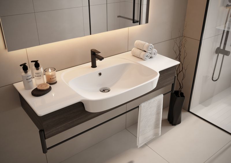 CREAVIT KAYA WASTAFELFRAME - 1008X340X150MM - CABANA