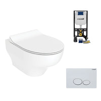Creavit complete hangtoiletset ness wit