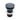 CREAVIT AFVOERPLUG - CLICK WASTE 5/4" - MET OVERLOOP - HOUTSKOOL ZWART