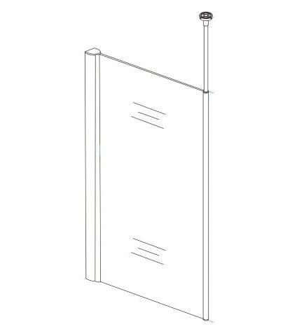 Wiesbaden Douchewand 10 mm | Wissen | Nanocoating | Inloopdouche (verkrijgbaar in alle maten)