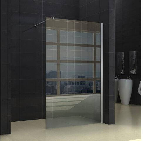 Wiesbaden Douchewand 10mm | Nano coating | Chroom | Inloopdouche (Alle maten)