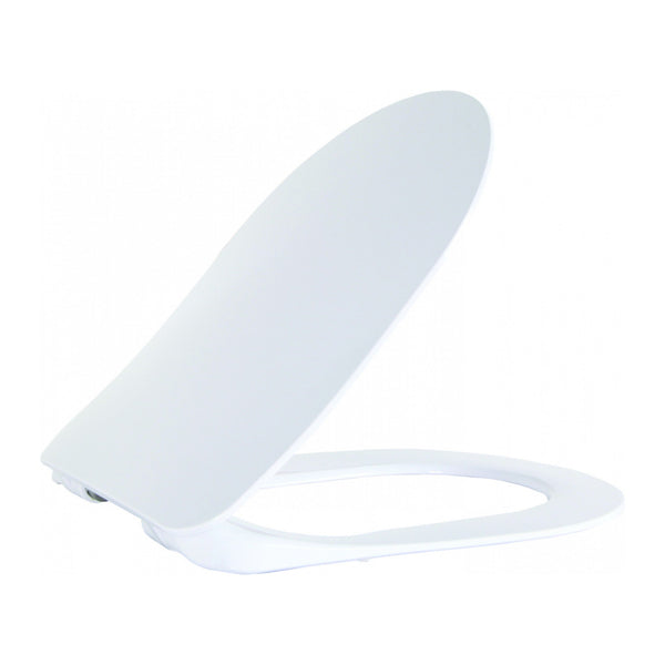 Creavit Duck Wc - zitting - D - model - Slim Design - Soft Close - quick release - Duroplast - RVS scharnieren - Glanzend Wit