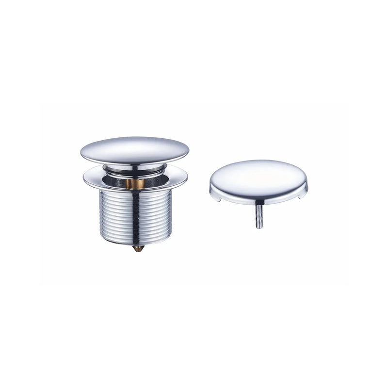 DutchLine Afvoerplug Met Overloop Voor Bad – Chroom