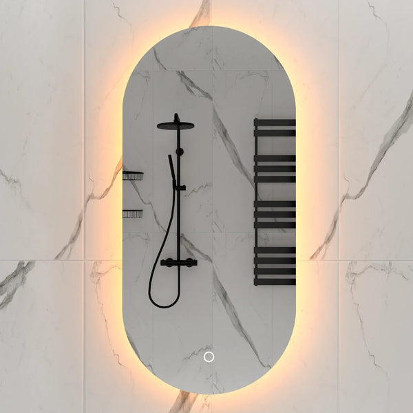 DutchLine Alura Ovaal Luxe Indirecte LED Spiegel - 45