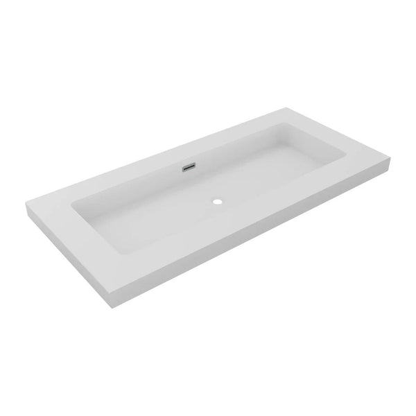 DutchLine Atlanta Lavabo 100 - 0 trous de robinetterie