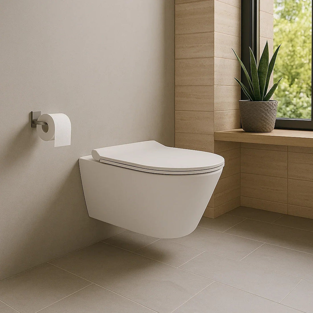 DutchLine Avva hangtoilet mat wit sfeerfoto