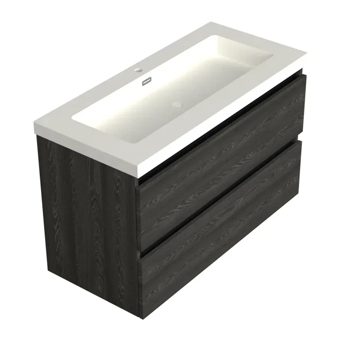DutchLine Badmeubel Onderkast – Lumiere – 100x46cm – 2 Lades – 1 Uitsparing
