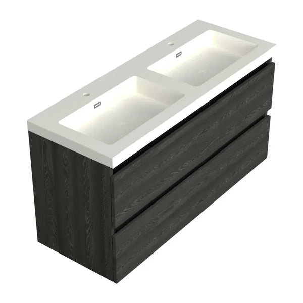 DutchLine Badmeubel Onderkast – Lumiere – 2 Lades – 2 Uitsparingen