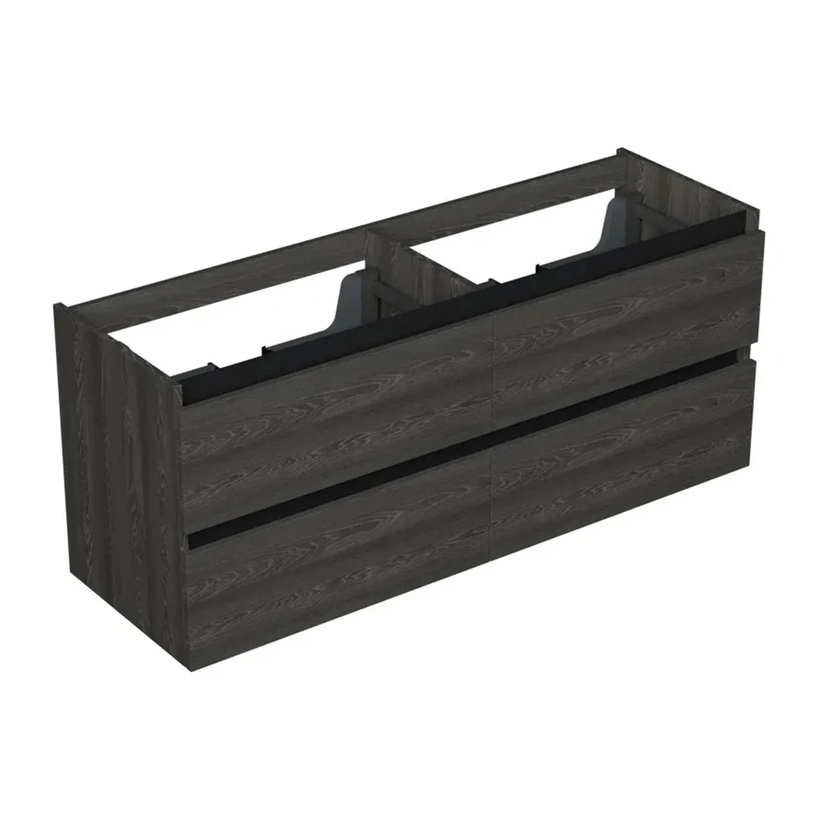 Dutchline Badmeubel Onderkast – Lumiere – 140x46cm – 4 Lades – 2 Uitsparingen