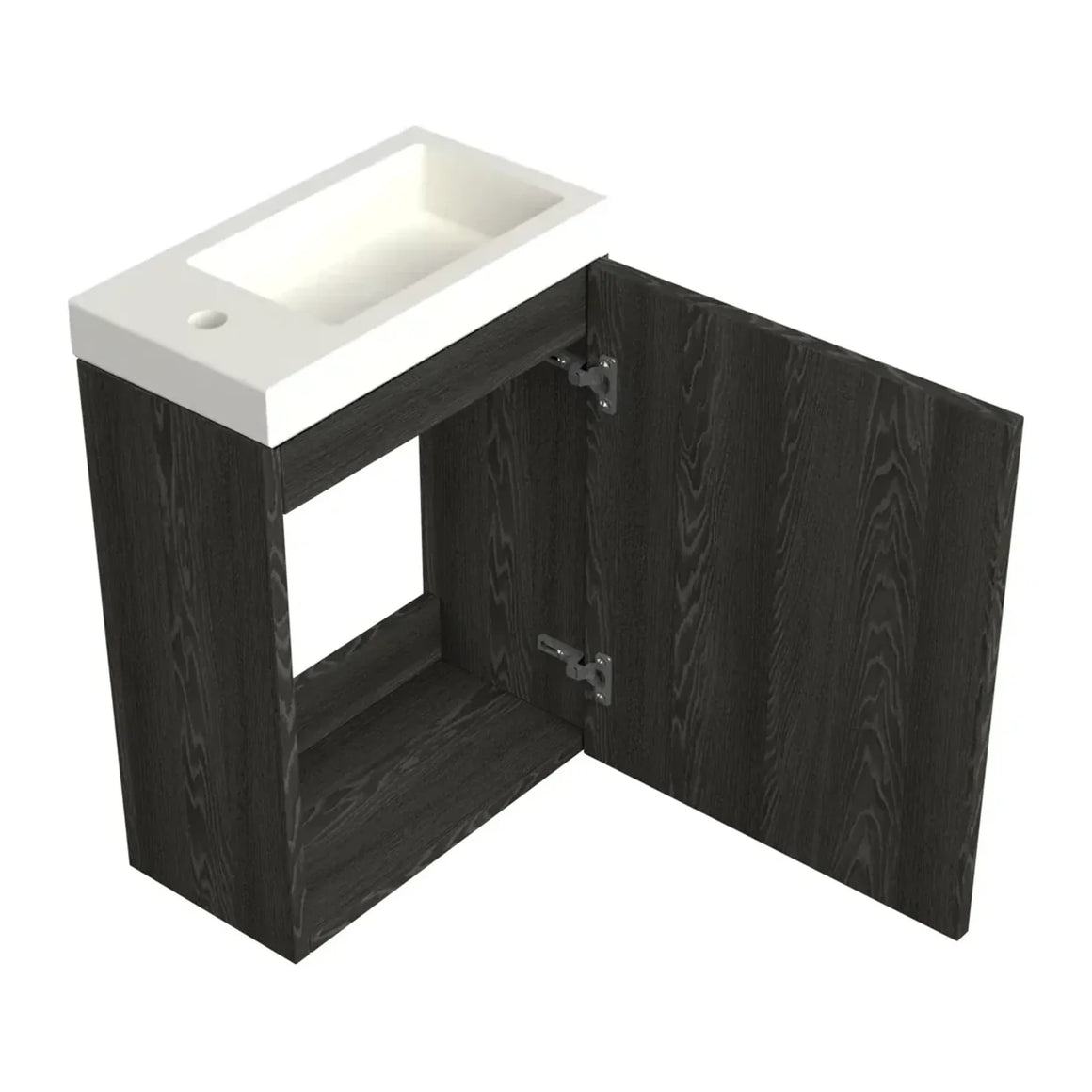 Dutchline Badmeubel Onderkast – Lumiere – 36x18cm – 1 Deur (Links/Rechts)