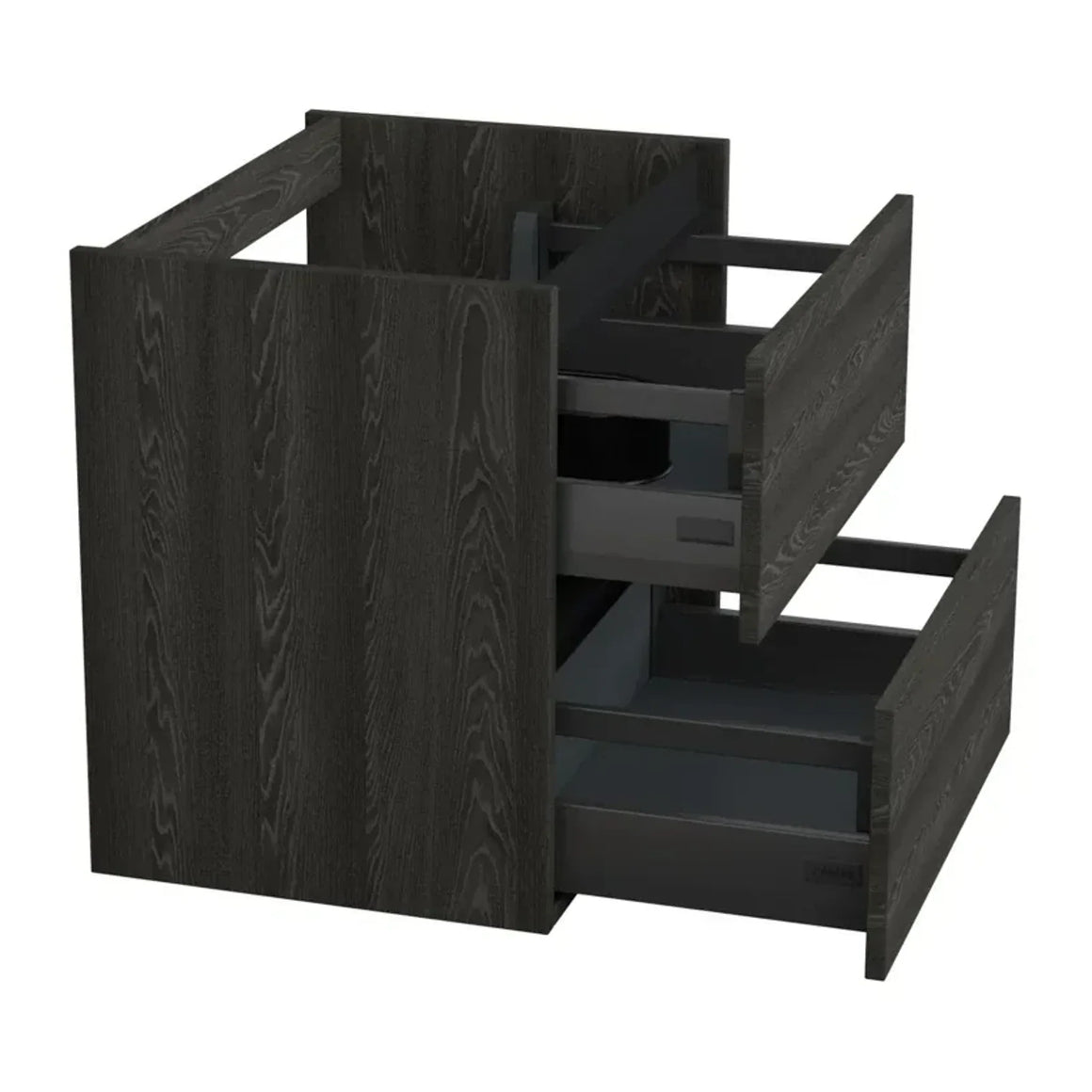 Dutchline Badmeubel Onderkast – Lumiere – 60x46cm – 2 Lades – 1 Uitsparing