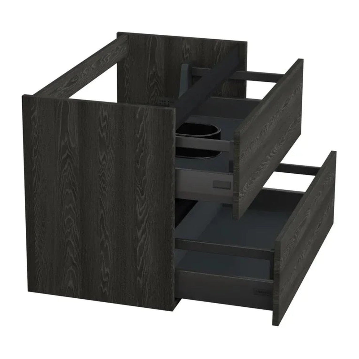 Dutchline Badmeubel Onderkast – Lumiere – 80x46cm – 2 Lades – 1 Uitsparing