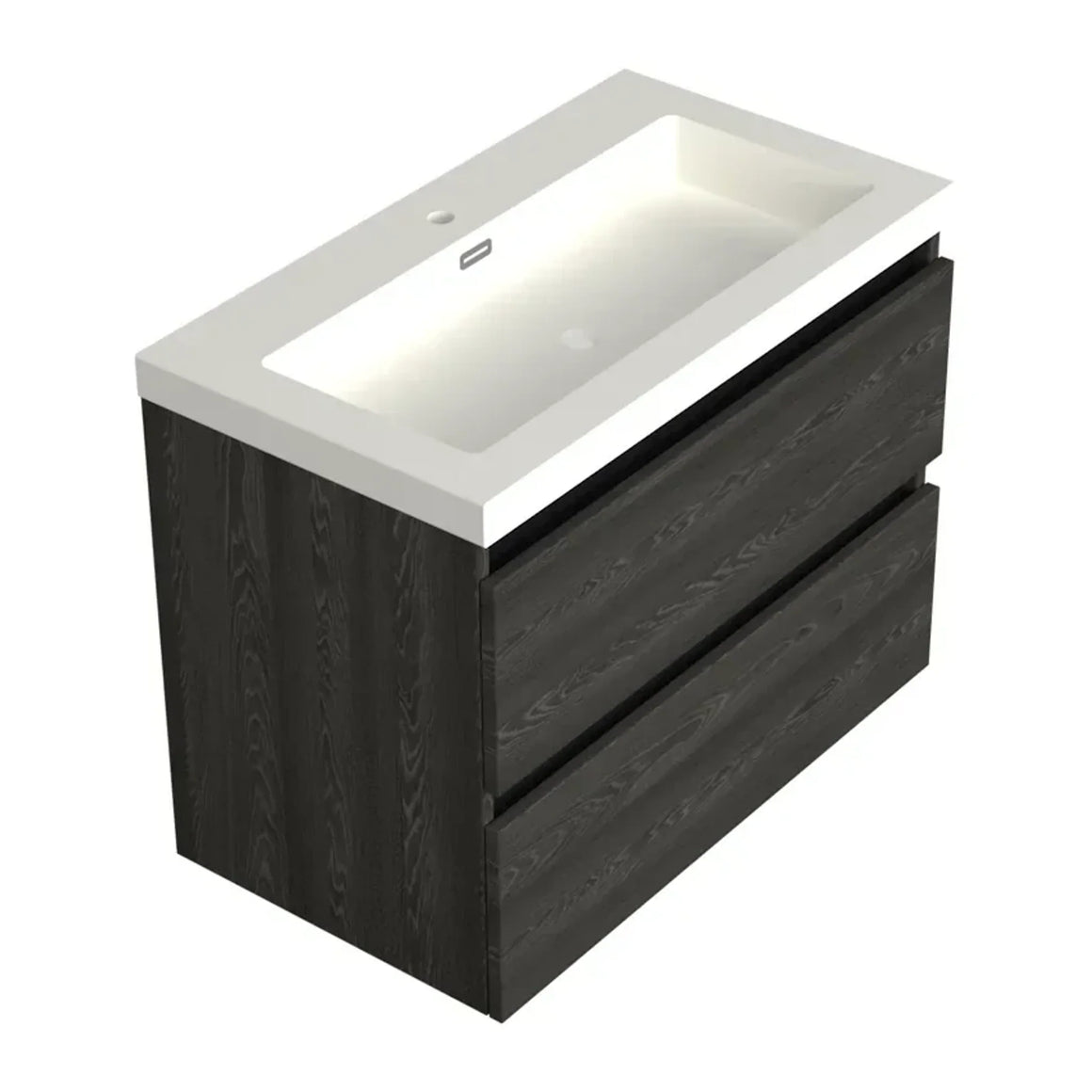 DutchLine Badmeubel Onderkast – Lumiere – 80x46cm – 2 Lades – 1 Uitsparing
