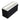 DutchLine Badmeubel Onderkast Midden – Mat Zwart – 120x46cm – 2 Lades – 1 Uitsparing
