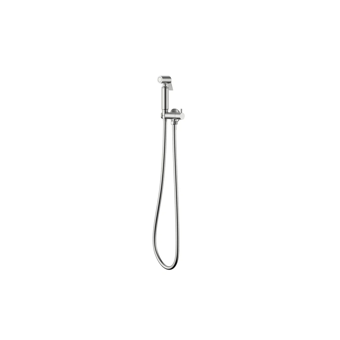 DutchLine Bidet Knijp Handdoucheset – Geborsteld staal