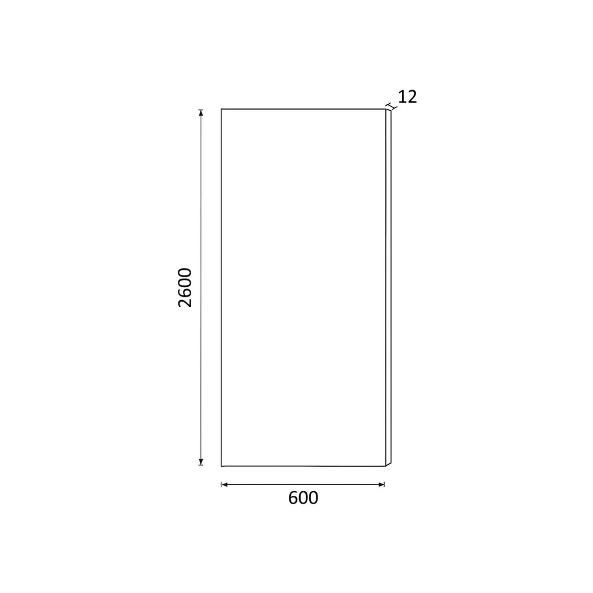 DutchLine Boardplaat - 600x2600x12mm