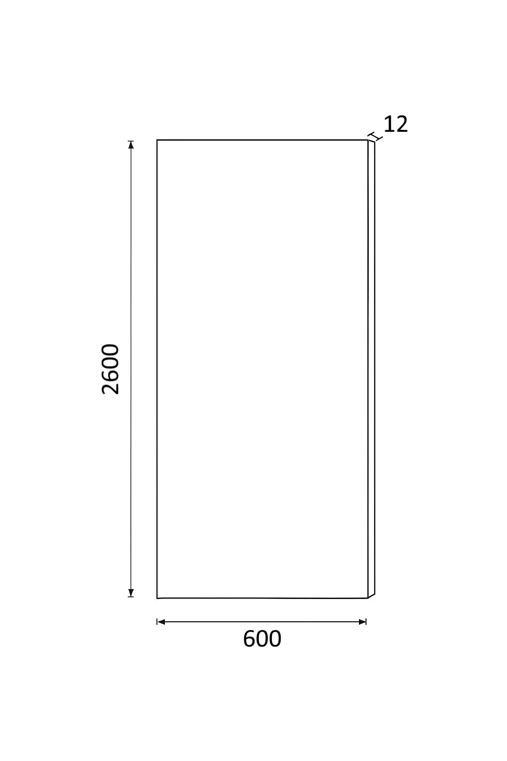 DutchLine Boardplaat - 600x2600x12mm
