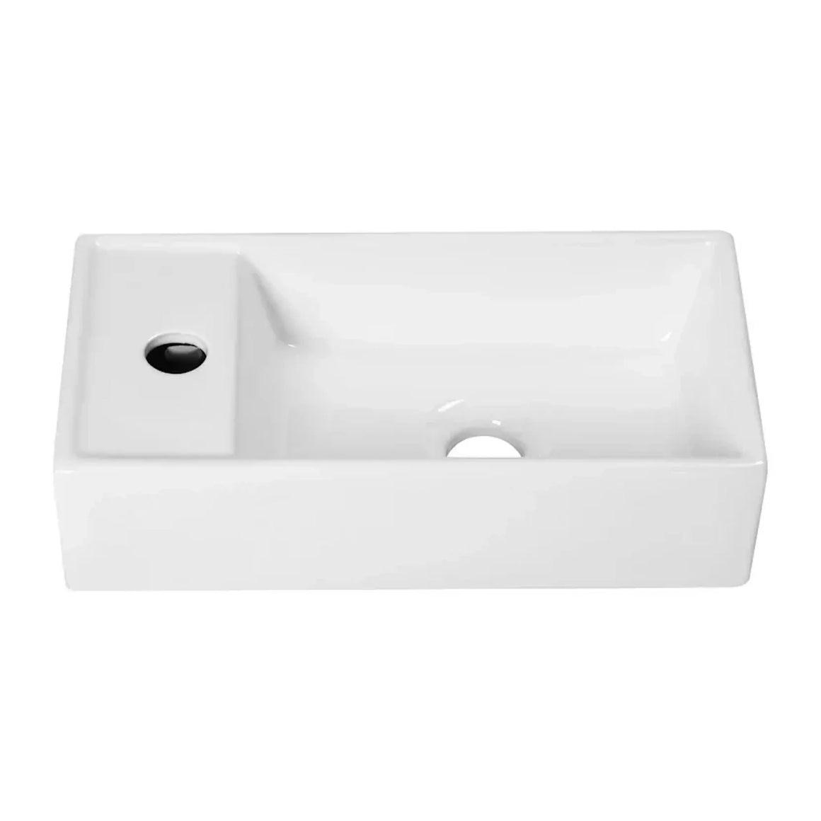 DutchLine - Crea XL Fontein - Glans Wit - Links