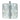 DutchLine Deurscharnier Staal - Afgeronde Hoeken - 76x76x2mm - per 6