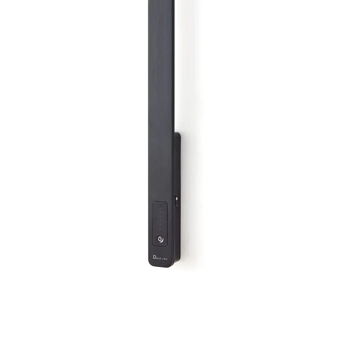 DutchLine DEV - Elektrische Handdoek Verwarmer - 29W - 1600*40*25mm – Mat zwart