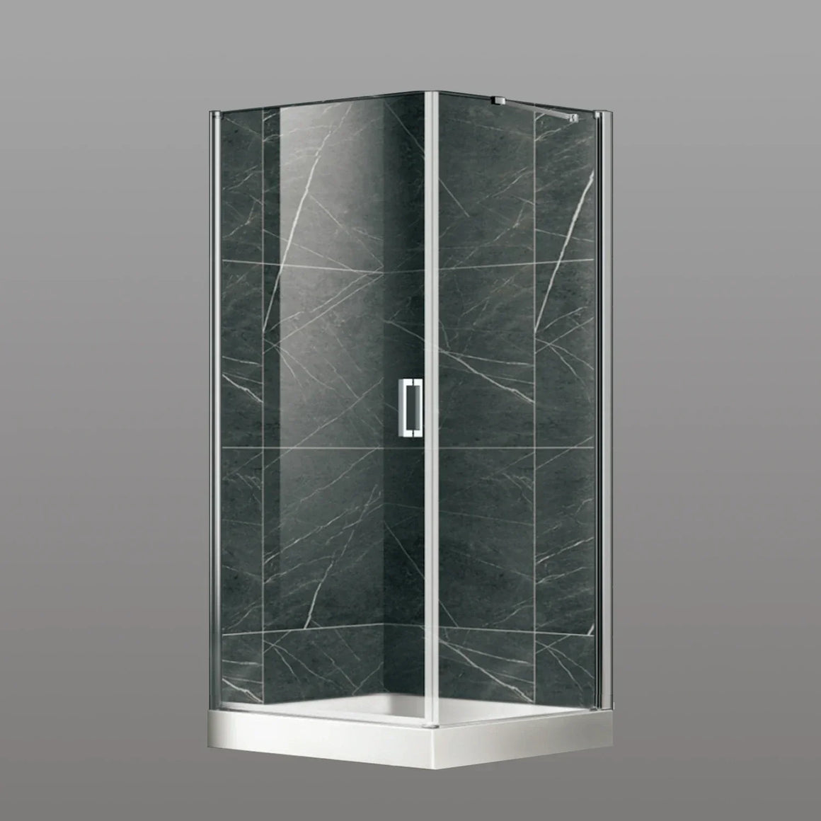 DutchLine Douchecabine - Chroom - 900*900*2000