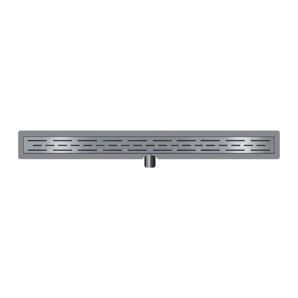 DutchLine Douchegoot met flens en rooster - 1000*70 – Gunmetal